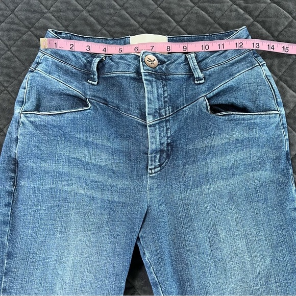 One Teaspoon Jeans Women’s 26 High Waist Preachers Button Hems Skinny Denim S - Picture 7 of 12